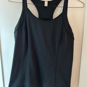 Under Armour heat gear fitted black tank Large